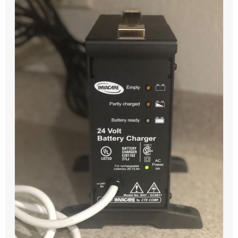 INVACARE  24 Volt Wheelchair Battery Charger Model # BAT-GC0811